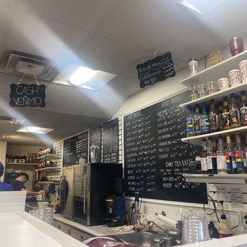 Coffee Tyme At The Mall - Counter and menu - Coffee & Tea Near Me - Cape May, New Jersey