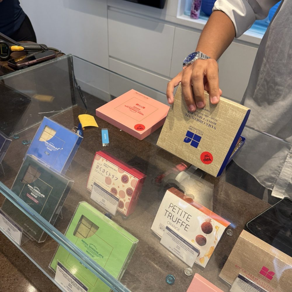 Community Experience: ROYCE' Chocolate - Free samples being taken out - Yelp Events Near Me - Houston, Texas