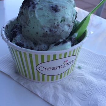 Creamistry - Mint and Oreos! - Desserts Near Me - Cerritos, California