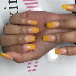 Ombré with Yellow