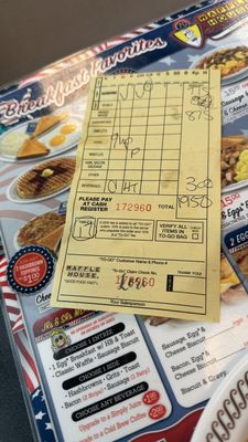 Menu photo 1 Waffle House Panama City Beach, FL