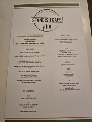 Menu photo 3 Standish Cafe Minneapolis, MN Menu photo 3 Standish Cafe Minneapolis, MN