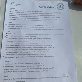 Gorges Beer - Food menu - Brewpubs Near Me - Cascade Locks, Oregon
