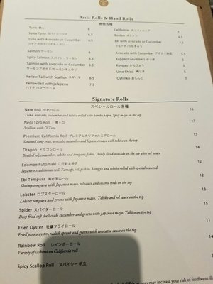 Menu photo 7 Nare Sushi New York, NY Menu photo 7 Nare Sushi New York, NY