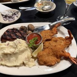 McVey's Restaurant & Bar - Steak and shrimp