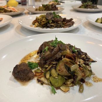 Chef Dean Karatas - Flank steak with mushroom bordelaise sauce - Personal Chefs Near Me Chef Dean Karatas - Flank steak with mushroom bordelaise sauce - Personal Chefs Near Me