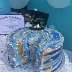 Sweet Life Cake Shop - Made this beautiful geode cake for my graduation party