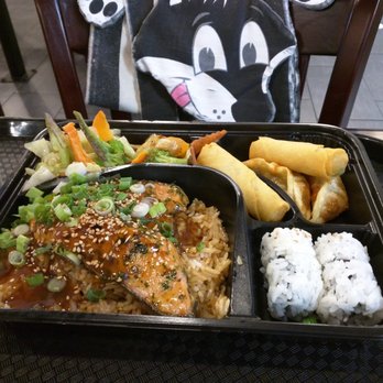 Quickway Japanese Hibachi - Salmon Bento - Japanese Near Me - Herndon, Virginia Quickway Japanese Hibachi - Salmon Bento - Japanese Near Me - Herndon, Virginia