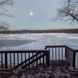Clean Cut - No trees and an almost full moon