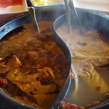 So Hot Hotpot - Half spicy and half regular broth - Hot Pot Near Me - Cary, North Carolina So Hot Hotpot - Half spicy and half regular broth - Hot Pot Near Me - Cary, North Carolina