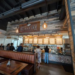 Bushfire Kitchen - Eastvale - The business end of the menu is 10 ft away from where you order. Very awkward.