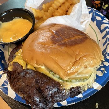 Fyve Bros - Not a french fry person, but these were so crispy and delicious that I ate half before I even took a picture - Burgers Near Me - Glendale Heights, Illinois