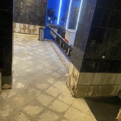 Redcon1 Gym - Nashville - Men's locker room the past 6 months. One temporary sink, open walls, no floor.