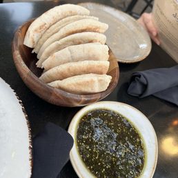 PITA BREAD + ZA'ATAR DIP - Complimentary