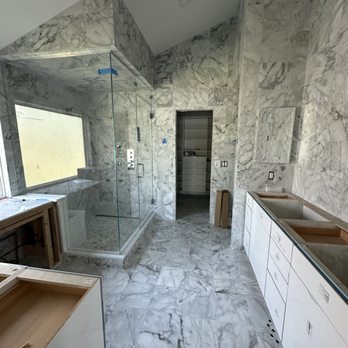 Building Progress - Steam shower - Tiling Near Me - Thornton, Colorado
