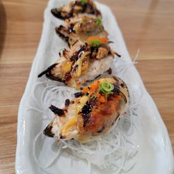 Baked mussels