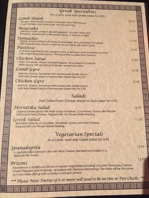 Menu photo 7 George's Molon Lavé Battle Ground, WA