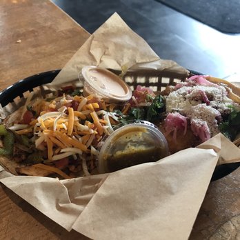Torchy's Tacos - Chicken fajita (left) and Shrimp Baja (right) - Tex-Mex Near Me - Webster, Texas Torchy's Tacos - Chicken fajita (left) and Shrimp Baja (right) - Tex-Mex Near Me - Webster, Texas