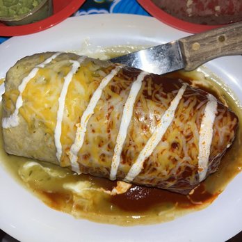 Café Corazón - Wet burrito with green and red enchilada sauce - Mexican Near Me - Milwaukee, Wisconsin Café Corazón - Wet burrito with green and red enchilada sauce - Mexican Near Me - Milwaukee, Wisconsin