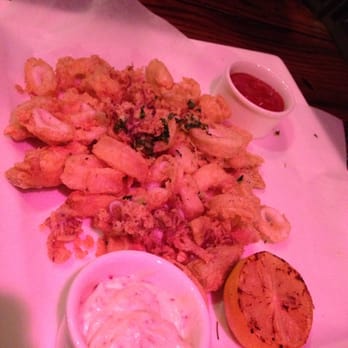 Clinkerdagger - Country fried calamari with artichoke hearts - Seafood Near Me - Spokane, Washington Clinkerdagger - Country fried calamari with artichoke hearts - Seafood Near Me - Spokane, Washington