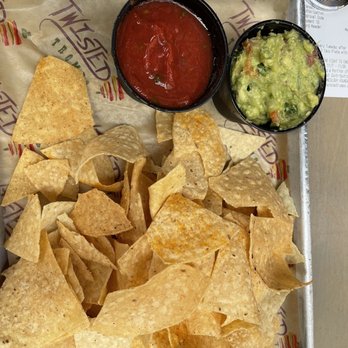 Twisted Trompo - Chips and salad - Mexican Near Me - Dallas, Texas