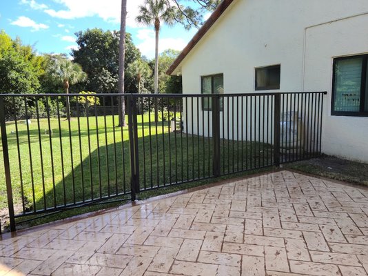 Custom Metal & Iron Fence Installation - This project features a custom metal and iron fence installation designed for durability, security, and modern curb appeal. The homeowner wanted a strong and elegant solution to enclose their property while maintaining visibility and style.
We installed a high-quality iron fence with reinforced posts and a clean, professional finish, built to withstand Florida weather conditions. The design enhances both security and property value, while adding a sleek and timeless look to the exterior.
Our team handled everything from layout and measurements to full installation, ensuring precision, stability, and long-lasting performance.
👉 Perfect for homeowners looking for a low-maintenance, high-end fencing solution.
📞 Call us today at (786) 967-0540 for a FREE estimate and bring your project to life. Custom Metal & Iron Fence Installation - This project features a custom metal and iron fence installation designed for durability, security, and modern curb appeal. The homeowner wanted a strong and elegant solution to enclose their property while maintaining visibility and style.
We installed a high-quality iron fence with reinforced posts and a clean, professional finish, built to withstand Florida weather conditions. The design enhances both security and property value, while adding a sleek and timeless look to the exterior.
Our team handled everything from layout and measurements to full installation, ensuring precision, stability, and long-lasting performance.
👉 Perfect for homeowners looking for a low-maintenance, high-end fencing solution.
📞 Call us today at (786) 967-0540 for a FREE estimate and bring your project to life.