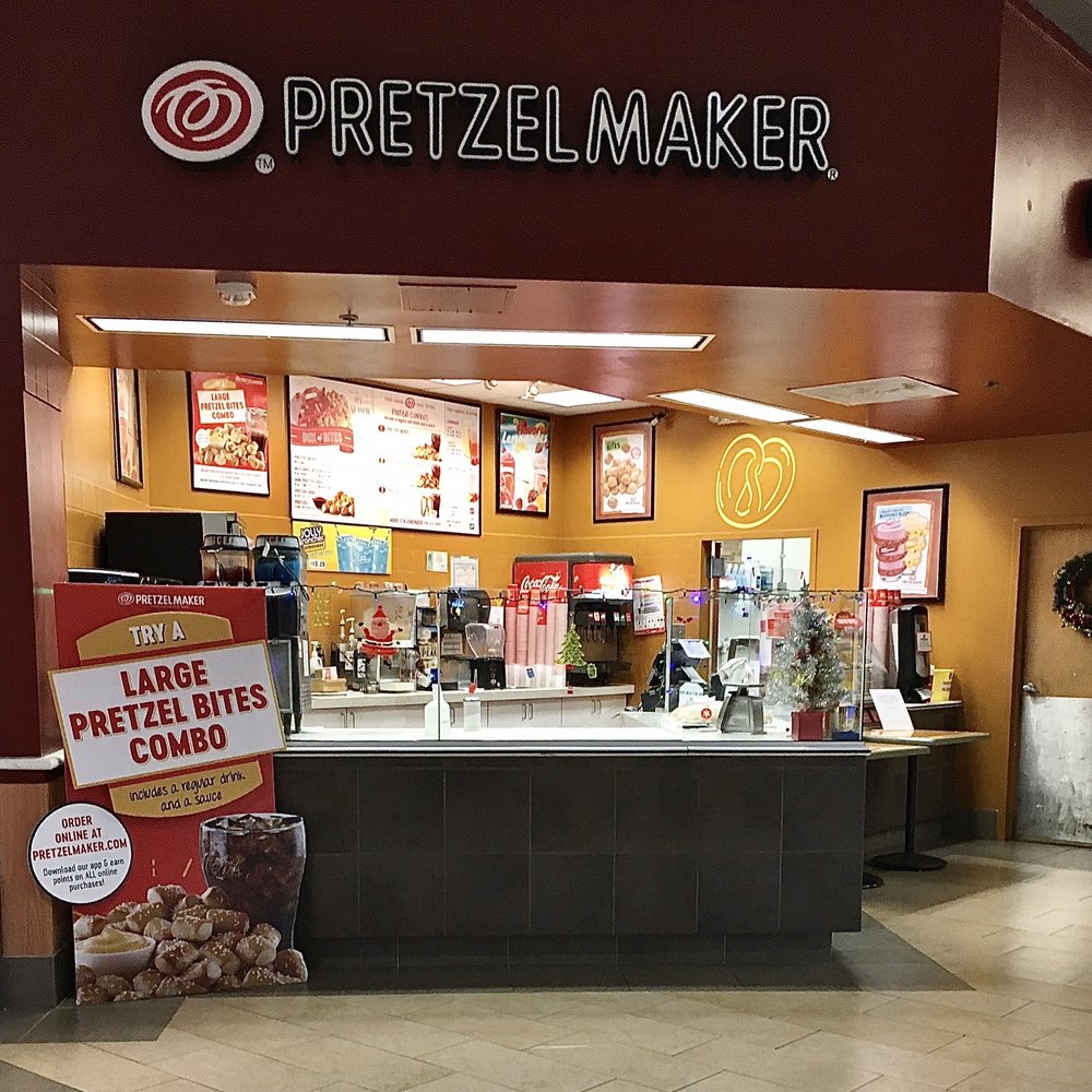Pretzelmaker - The typical appearance here: open but no staff up front. - Pretzels Near Me - St. Peters, Missouri