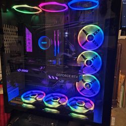PC-FIXX - Added new fans with RGB lighting for customer. Cleaned up cable routing