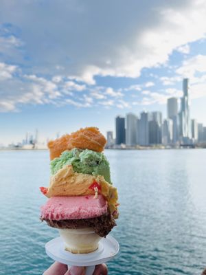 The Original Rainbow Cone by null
