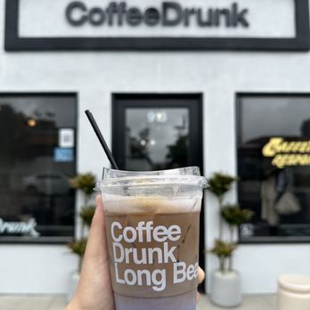 CoffeeDrunk - Blueberry Brown Sugar Iced Latte - Coffee & Tea Near Me - Long Beach, California