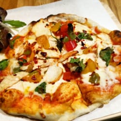 Gizzi Coffee - Pizza Calabrese at Gizzi Espresso Bar.