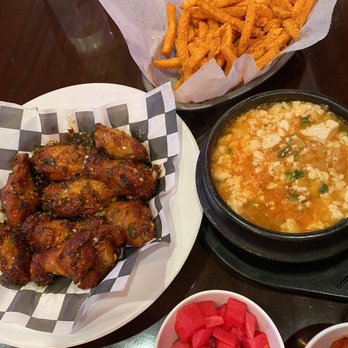 ChiMek - Soy Garlic Fried Chicken, French Fries, spicy Kimchi Jjigae Soup - Korean Near Me - Santa Clara, California ChiMek - Soy Garlic Fried Chicken, French Fries, spicy Kimchi Jjigae Soup - Korean Near Me - Santa Clara, California