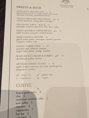 Menu photo 1 Bull Durham Bar Durham, NC