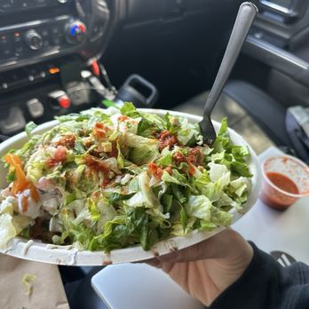 Chipotle Mexican Grill - Burrito bowl, double protein half chicken half steak extra lettuce,light brown rice, light black beans,guacamole,corn and red salsa. - Fast Food Near Me - Indio, California Chipotle Mexican Grill - Burrito bowl, double protein half chicken half steak extra lettuce,light brown rice, light black beans,guacamole,corn and red salsa. - Fast Food Near Me - Indio, California