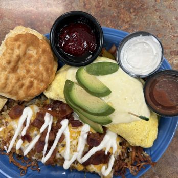Biscuits Cafe - Chorizo omelette breakfast - American Near Me - Beaverton, Oregon Biscuits Cafe - Chorizo omelette breakfast - American Near Me - Beaverton, Oregon