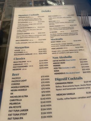 Menu photo 4 Solomon's Landing Cabo San Lucas, BCS
