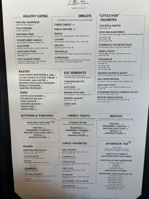 Menu photo 5 Little Hen Weston, FL