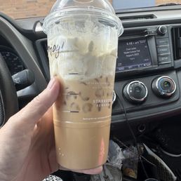 Triple grande iced white mocha, and a Venti cup requested with extra whipped cream. Definitely not a grande cup worth of coffee. Triple grande iced white mocha, and a Venti cup requested with extra whipped cream. Definitely not a grande cup worth of coffee.