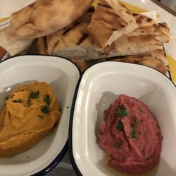 Sunshine Social - Dips and smoky turkish bread