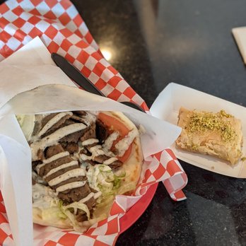 Falafel Corner - Lamb and beef gyro, and baklava. - Falafel Near Me - Sacramento, California