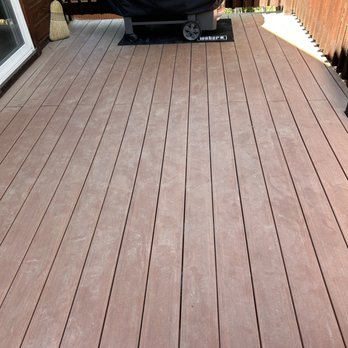 The Tahoe Tradesman - Deck after 2 weeks of pollen - General Contractors Near Me