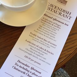 Cavendish Restaurant - Afternoon Tea