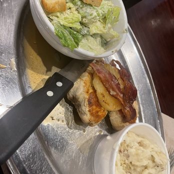 Three Jimmy's - Bourbon chicken, mashed potatoes, side Caesar - Burgers Near Me - Gatlinburg, Tennessee Three Jimmy's - Bourbon chicken, mashed potatoes, side Caesar - Burgers Near Me - Gatlinburg, Tennessee