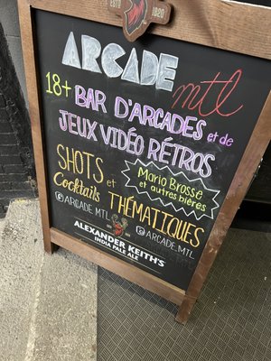 Menu photo 1 Arcade MTL Montreal, QC Menu photo 1 Arcade MTL Montreal, QC