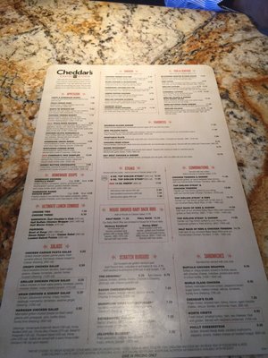 Menu photo 3 Cheddar's Scratch Kitchen Houston, TX