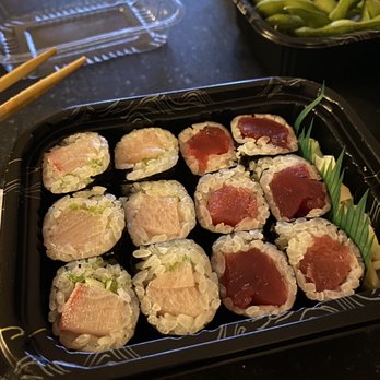 Ninja Sushi - Yellowtail scallion roll, tuna roll - Japanese Near Me - Colesville, Maryland