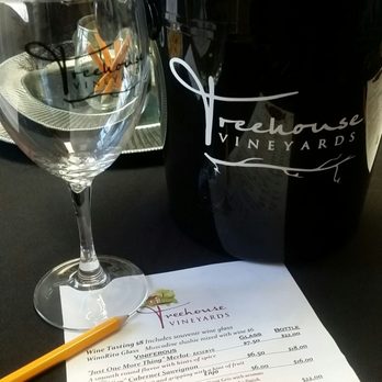 Treehouse Vineyards - The tasting menu - Venues & Event Spaces Near Me - Monroe, North Carolina Treehouse Vineyards - The tasting menu - Venues & Event Spaces Near Me - Monroe, North Carolina