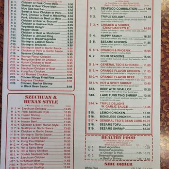 China King - Menu 3 - Chinese Near Me - Cedar Rapids, Iowa