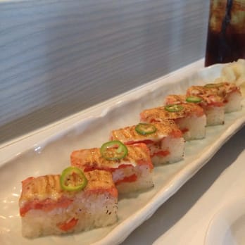 Miku - (O) Aburi salmon oshi sushi - Japanese Near Me - Vancouver, British Columbia