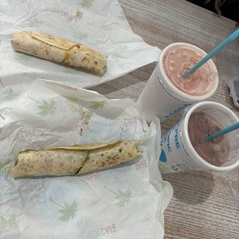 Tropical Smoothie Cafe - Spinach Feta & Pesto Wrap, All American Wrap, Beach Bum Smoothie, Blimey Limey Smoothie - Wraps Near Me - Boston, Massachusetts Tropical Smoothie Cafe - Spinach Feta & Pesto Wrap, All American Wrap, Beach Bum Smoothie, Blimey Limey Smoothie - Wraps Near Me - Boston, Massachusetts